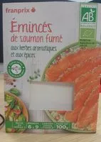 Mängden socker i éminces saumon fumé herbes arom bio