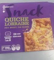 Mängden socker i Quiche lorraine Snack