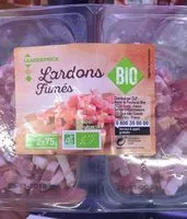 Mängden socker i Lardons fumés Bio