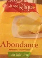 Mängden socker i Abondance au lait cru AOP