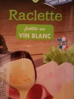 Mängden socker i Raclette en tranche vin blanc