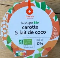 Mängden socker i La soupe bio carotte & lait de coco