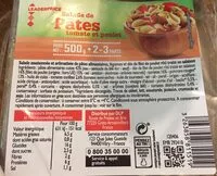 Mängden socker i Salade de pâtes tomate et poulet