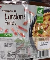 Mängden socker i Lardons fumé