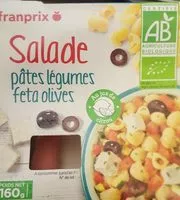 Mängden socker i Salade pâtes légumes feta olives