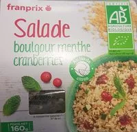 Mängden socker i salade boulgour menthe cranberry bio