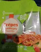 Mängden socker i Crêpes moelleuses bio