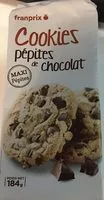 Mängden socker i Cookies pépites de chocolat