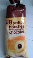 Mängden socker i 8 petites brioches fourrage goût chocolat