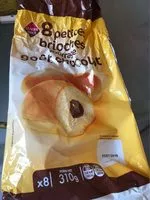Mängden socker i Petites brioches fourrage gout chocolat