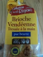 Mängden socker i Brioche Vendéenne Tressée à la main