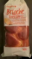 Mängden socker i Brioche Tressée Pur Beurre et à la Crème Fraîche de Normandie