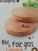 Mängden socker i Bloc de foie gras