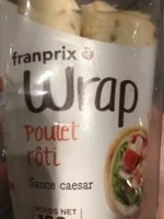Mängden socker i Wrap poulet rôti sauce caesar