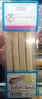 Mängden socker i Jambon-Comté Pain de mie sans croûte