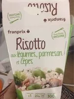 Mängden socker i Risotto aux légumes, cèpes et parmesan