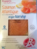 Mängden socker i Saumon Atlantique fumé au bois de hêtre