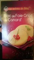 Mängden socker i Bloc de foie gras de Canard