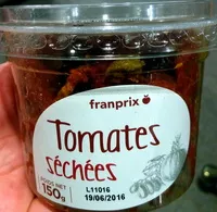 Mängden socker i Tomates séchées