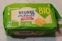 Mängden socker i Beurre moulé bio