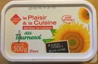 Mängden socker i Le plaisir & la cuisine - tartine et cuisson, au tournesol