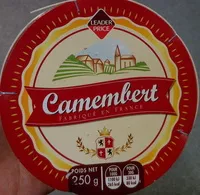 Mängden socker i Camembert (21 % MG)