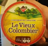 Mängden socker i Le vieux colombier - Camembert de caractère