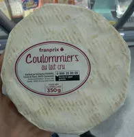 Mängden socker i Coulommiers au lait cru