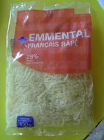 Mängden socker i Emmental Français Râpé (28 % MG)