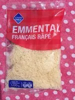 Mängden socker i Emmental français râpé