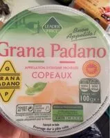 Mängden socker i Grana Padano - Copeaux