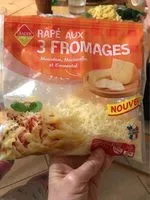 Mängden socker i Râpé aux 3 Fromages