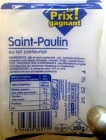 Mängden socker i Saint-Paulin au lait pasteurisé