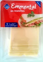 Mängden socker i Emmental (28,5% MG) x 9 tranches  - 200 g - Leader Price