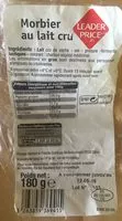 Mängden socker i Morbier au Lait Cru