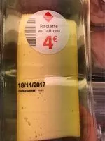 Mängden socker i Raclette au lait cru