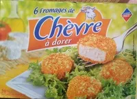 Mängden socker i 6 Fromages de Chèvre à Dorer