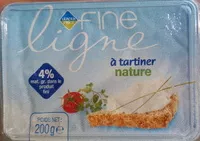 Mängden socker i Ligne fine à tartiner nature