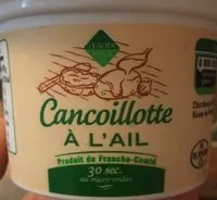 Mängden socker i Cancoillotte à l'ail