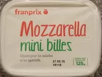 Mängden socker i Mozzarella mini billes