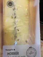 Mängden socker i Morbier au lait cru de vache