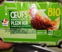 Mängden socker i Œufs de poule élevées en plein air