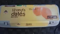 Mängden socker i 12 Oeufs Datés du Jour de Ponte moyen
