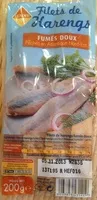 Mängden socker i Filets de harengs fumés doux