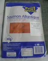 Mängden socker i Saumon Atlantique fumé au bois de hêtre