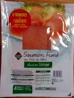 Mängden socker i Saumon fumé au bois de hêtre élevé en Ecosse