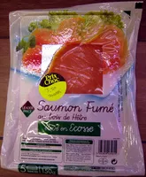 Mängden socker i Saumon fumé au bois de hêtre élevé en Ecosse