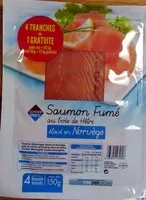 Mängden socker i Saumon fumé au bois de hêtre élevé en Norvège