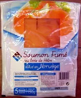 Mängden socker i Saumon fumé au bois de hêtre élevé en Norvège