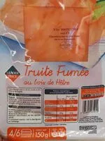 Mängden socker i Truite fumée au bois de hêtre